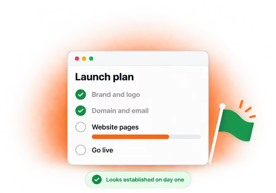 Launch plan for a new company website
